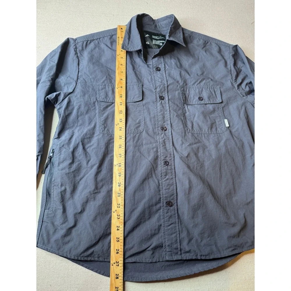 Skasee Studio Techwear Utility Shirt XL Zip Pocket Gorpcore  Japanese Streetwear